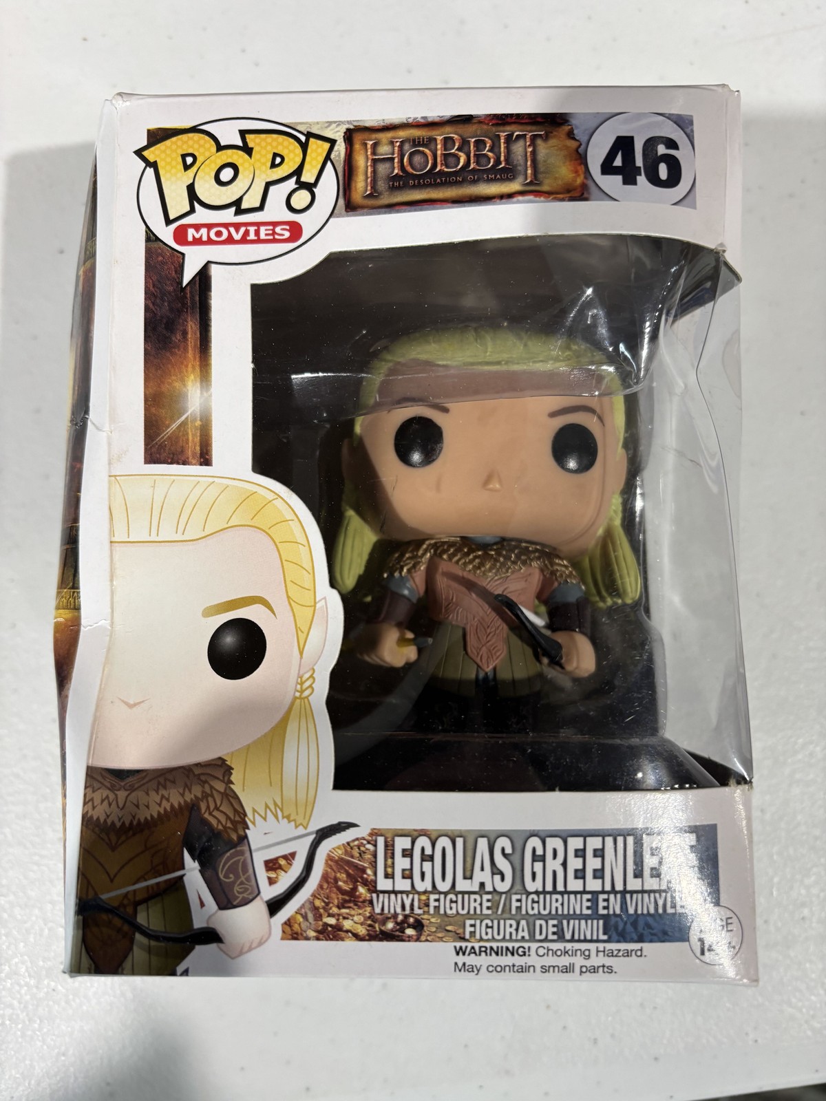 Funko Pop Vinyl: The Hobbit - Legolas Greenleaf #46 Damaged Box Funko Pop Vinyl: The Hobbit - Legolas Greenleaf #46 Damaged Box