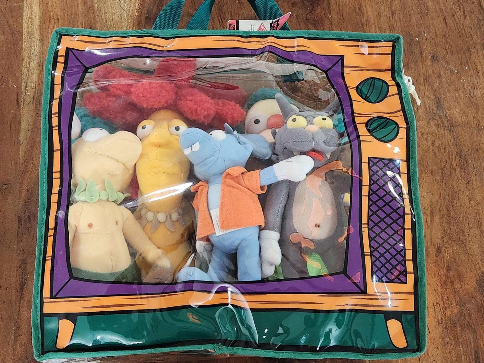 The Simpsons Krusty The Clown Show Set Plush Dakin 2005 - RARE