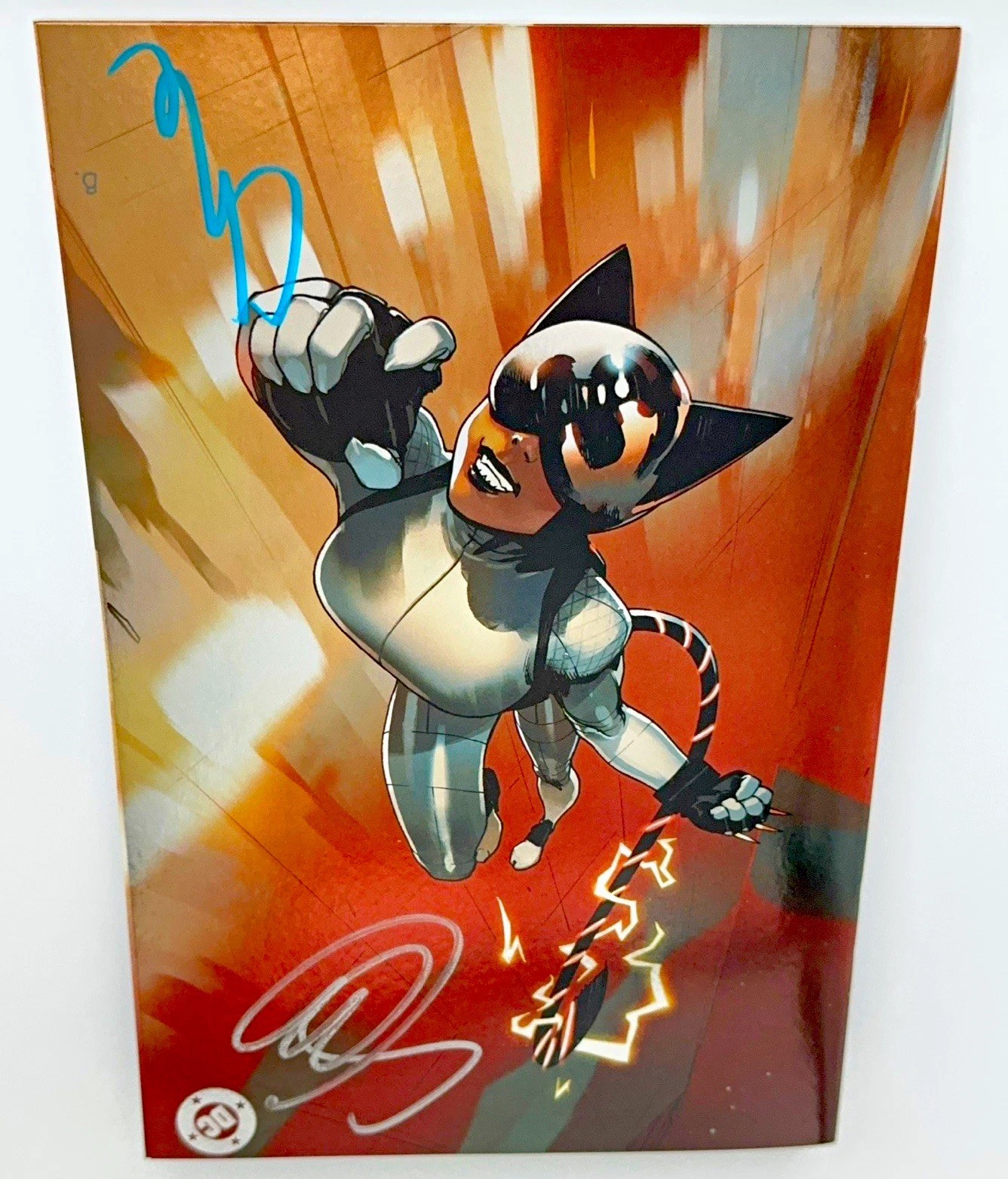 Absolute Catwoman #1 DOUBLE SIGNED Snyder Che Grayson COA Bengal Foil 1st Print