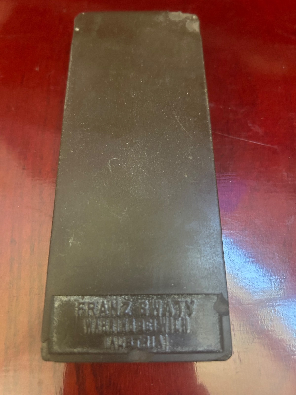 Vintage FRANK SWATY Honing Stone Wahring Bei Austria