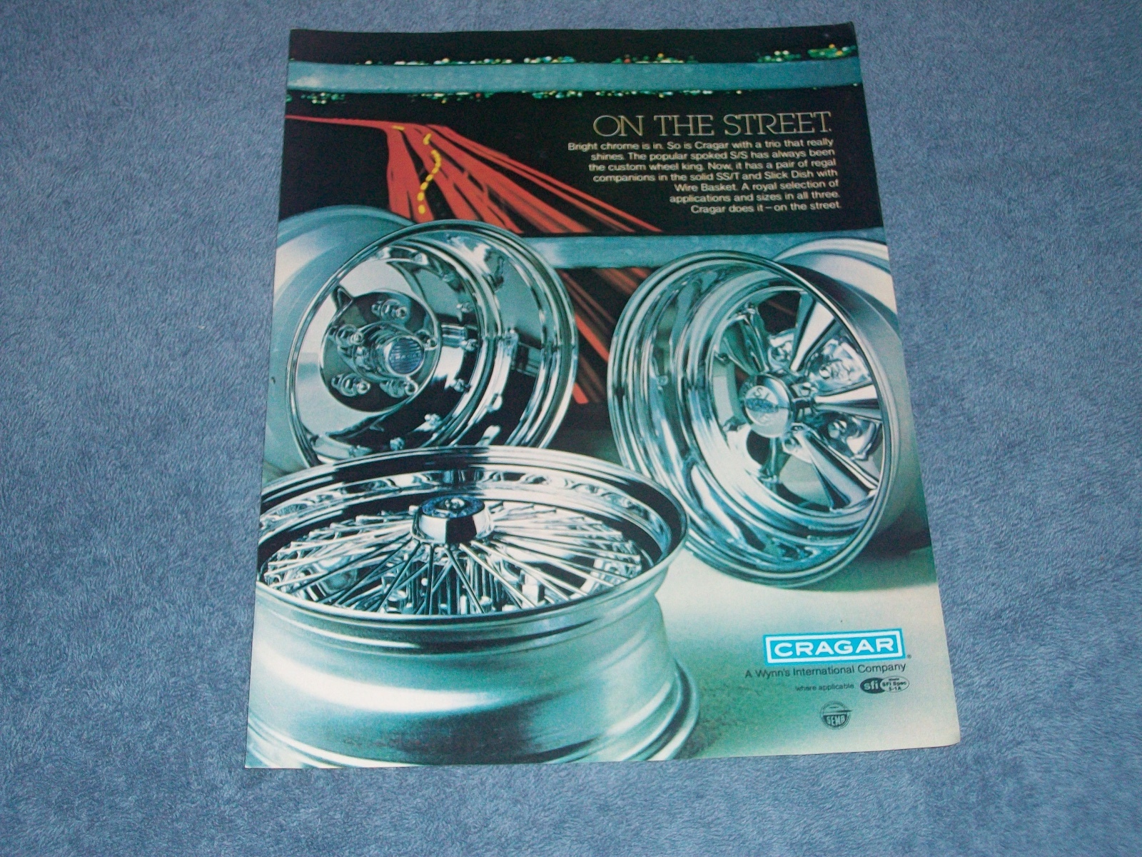 1979 Cragar Wheels Vintage Ad 