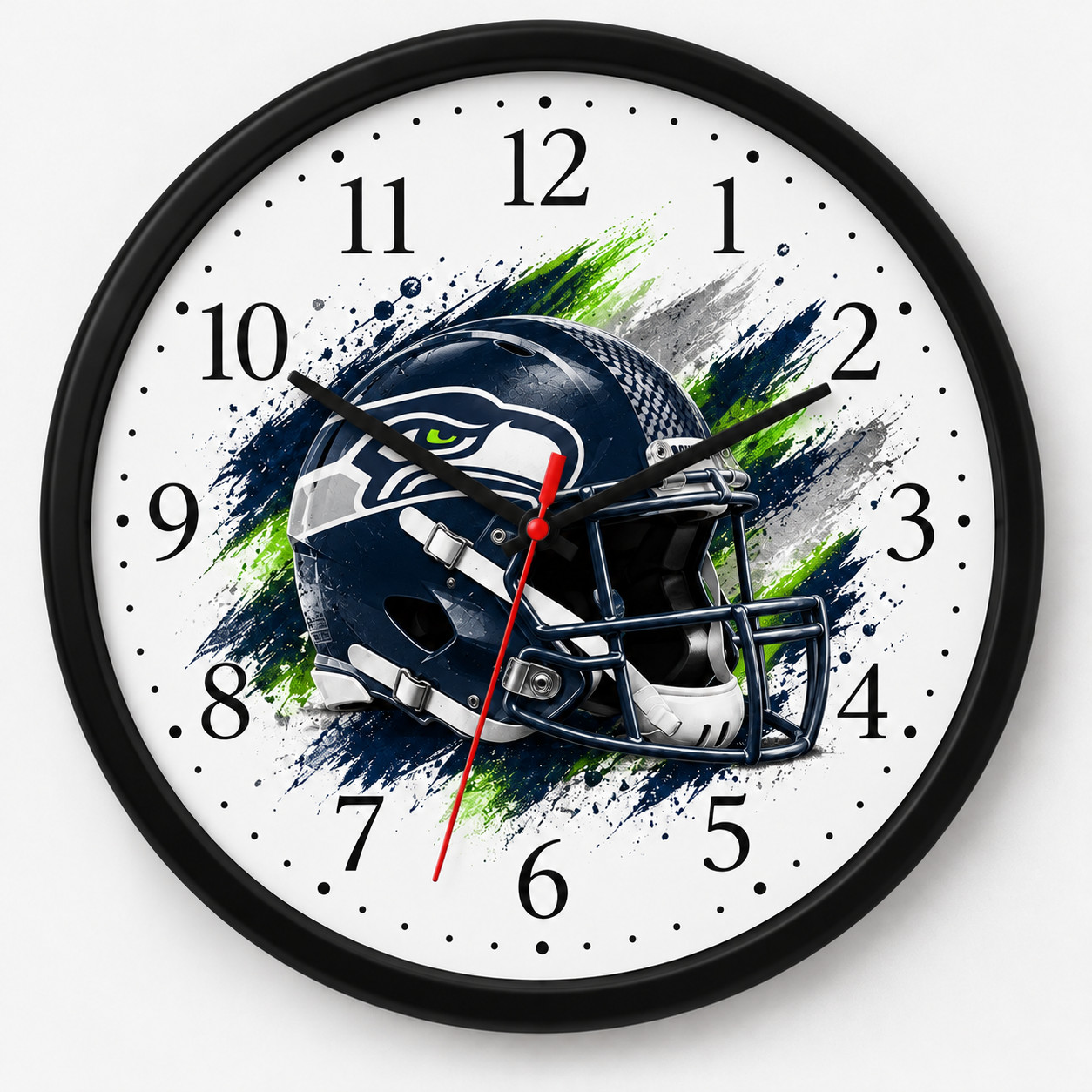 Seattle Seahawks Wall Clock | Family Fan Sports Gift