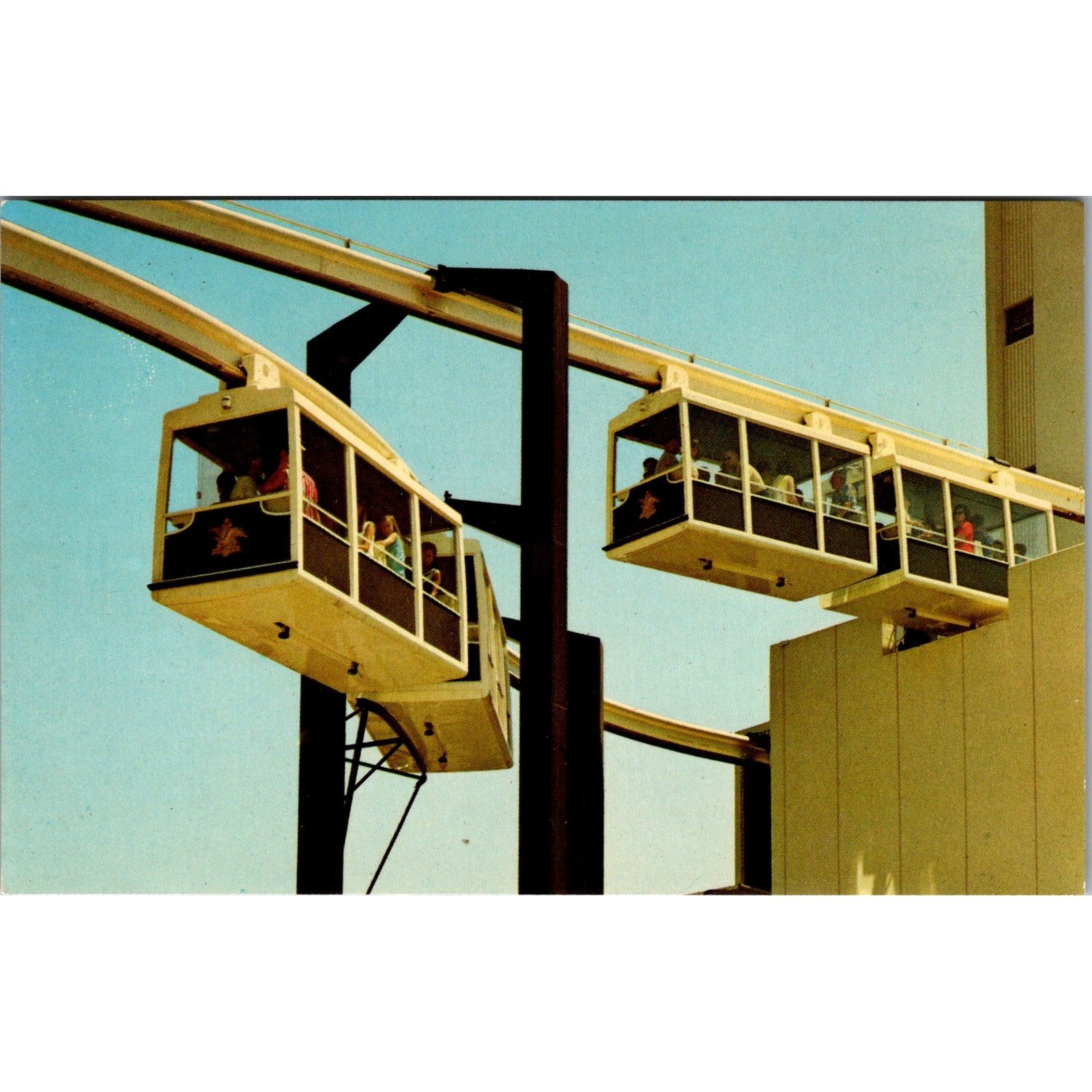 Monorail Tour A Thrilling and Dramatic Ride Vintage Postcard SPN11