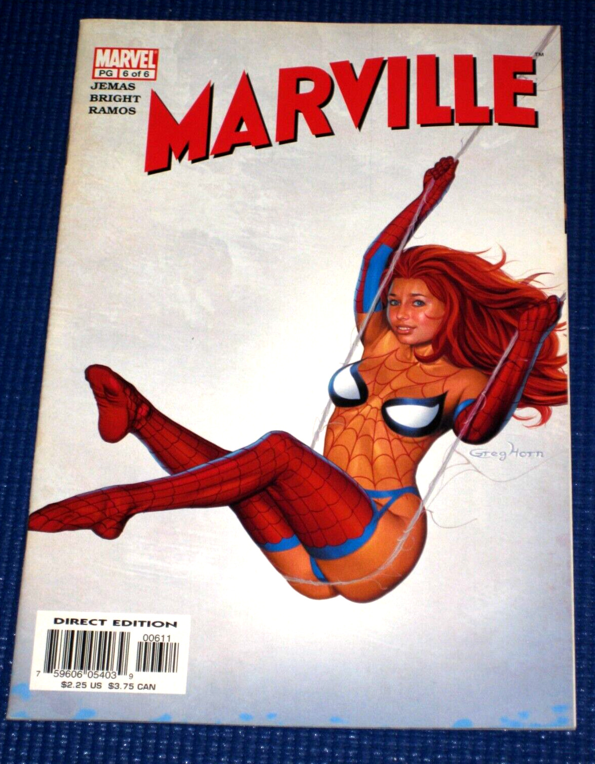 Marville #6 Marvel Comics 2003 VF+/NM- 8.5-9.0 Greg Horn