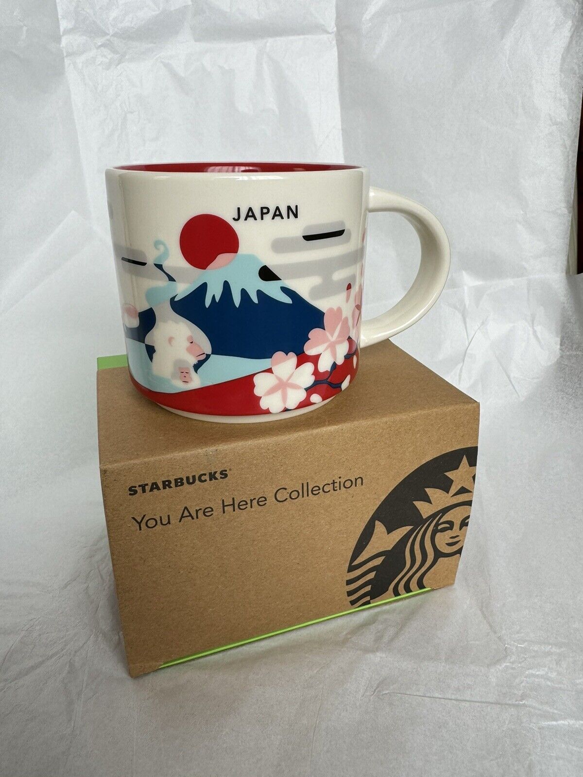 NEW STARBUCKS Japan “YOU ARE HERE” Collection , “JAPAN” Mug, 414 ml
