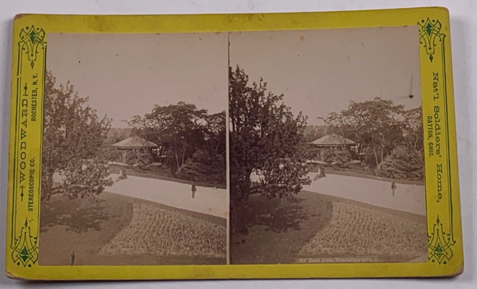 Stereoview Photo National Soldiers' Home Dayton Ohio 