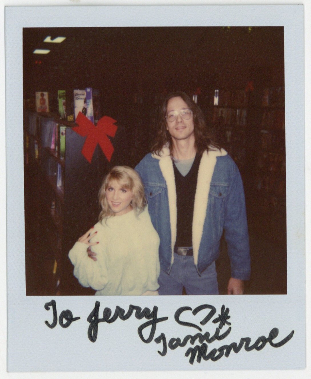 Tami Monroe 1989 Porn Star Signed Polaroid Petite 4\'10\