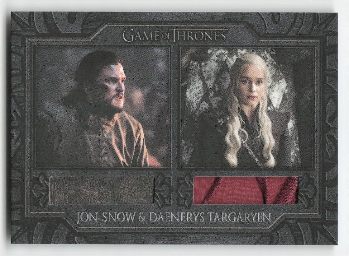 Game of Thrones The Great Houses VR25 Jon Snow Daenerys Targaryen Dual Costume