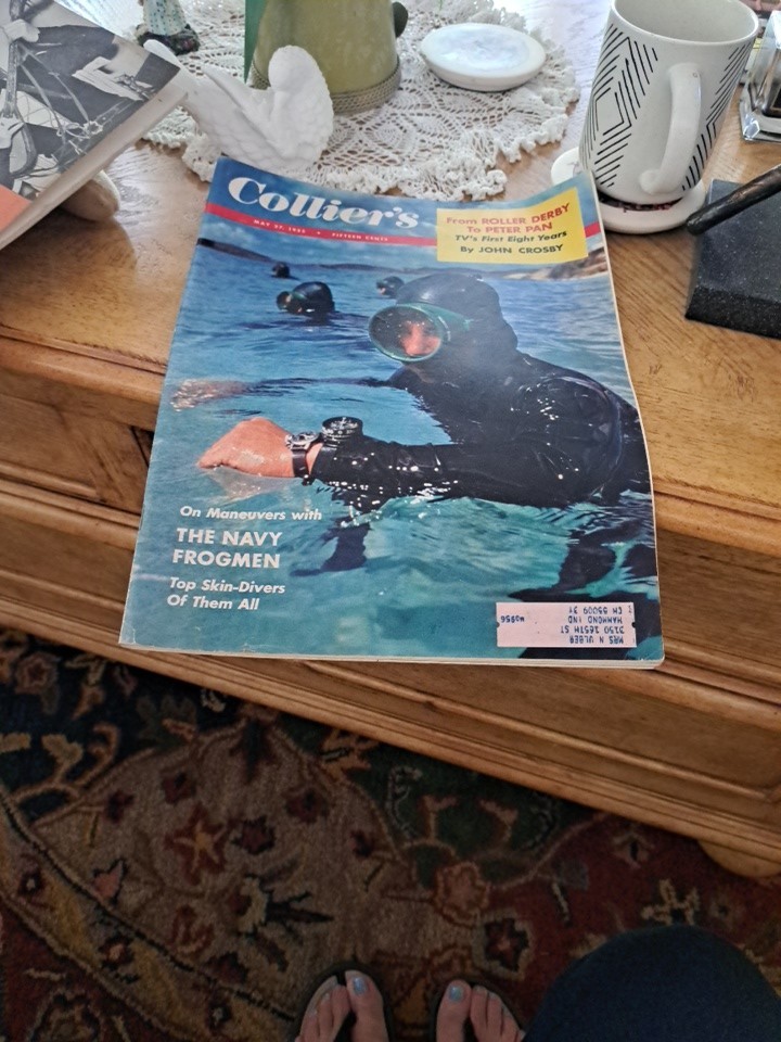 Collier's Magazine May 27, 1955 Navy Frogmen, Baseball, Advertising *READ*