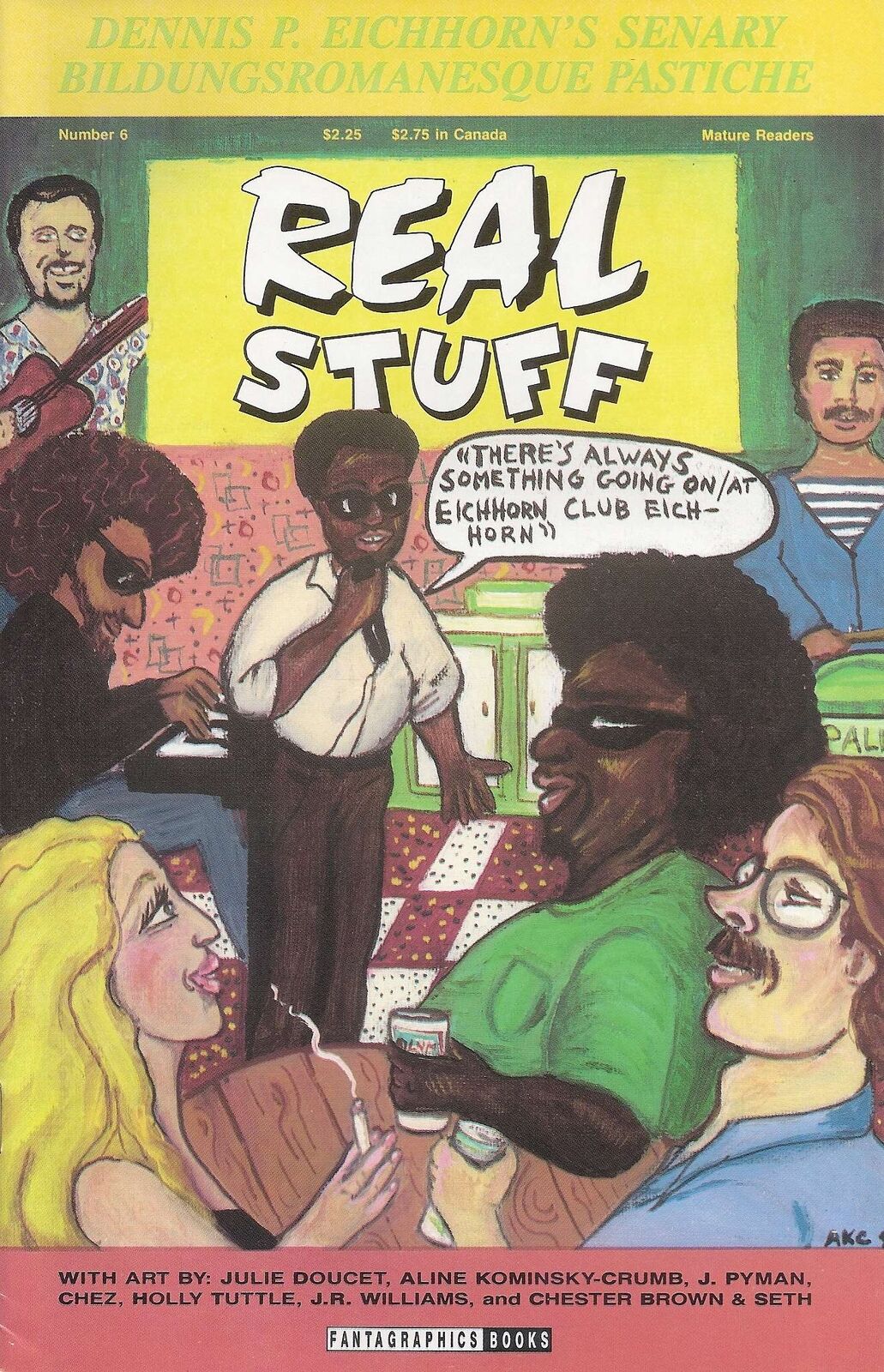 Real Stuff #6 VF; Fantagraphics | we combine shipping
