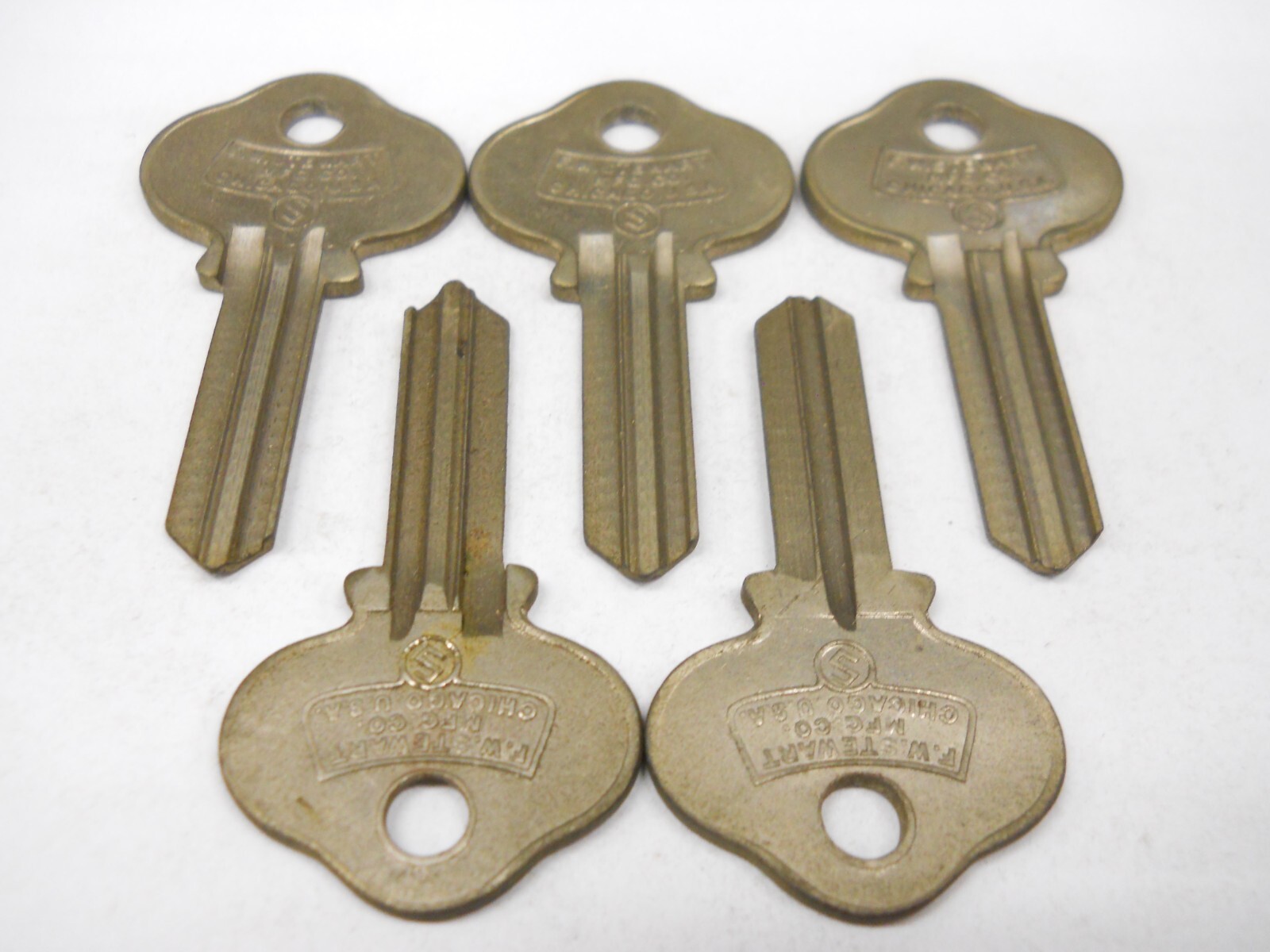 F.W. Stewart 952 Key Blank Fits Sargent locks 1007 Lot of 5 F.W. Stewart 952 Key Blank Fits Sargent locks 1007 Lot of 5