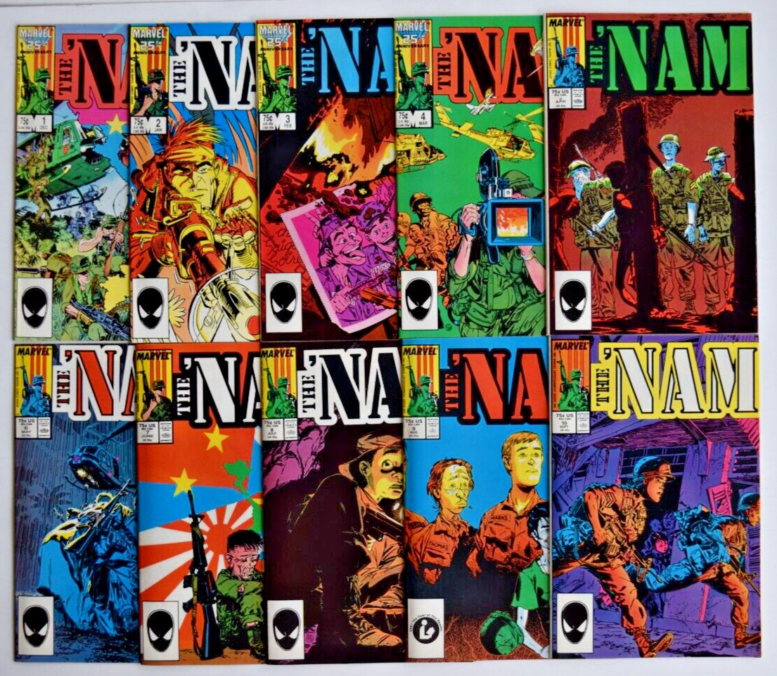 NAM (1986) 84 ISSUE COMPLETE SET #1-84 MARVEL COMICS