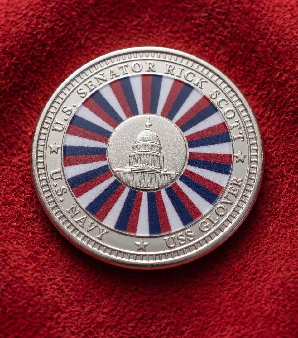 Rare Authentic US Senator Rick Scott of Florida Challenge Coin
