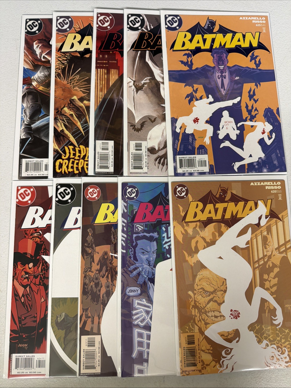 Batman #620 621 622 623 624 625 626 627 628 629 DC Comics Lot Run Set VF *W12