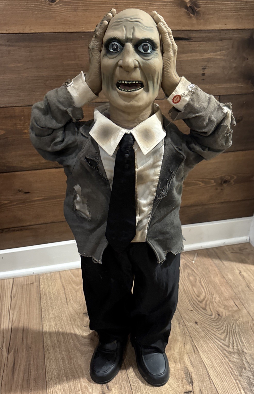 HEADS UP HARRY 32” Animated Talking Halloween Prop Lift Head Works 2006 *READ*