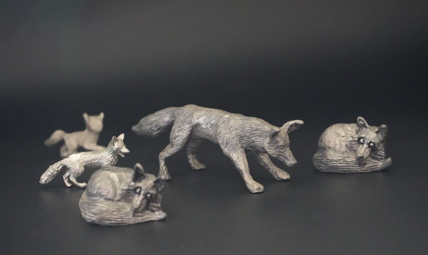 Lot of 5 Adorable FOX Pewter Figurines Vintage Michael Ricker / RB + 2 Others Lot of 5 Adorable FOX Pewter Figurines Vintage Michael Ricker / RB + 2 Others