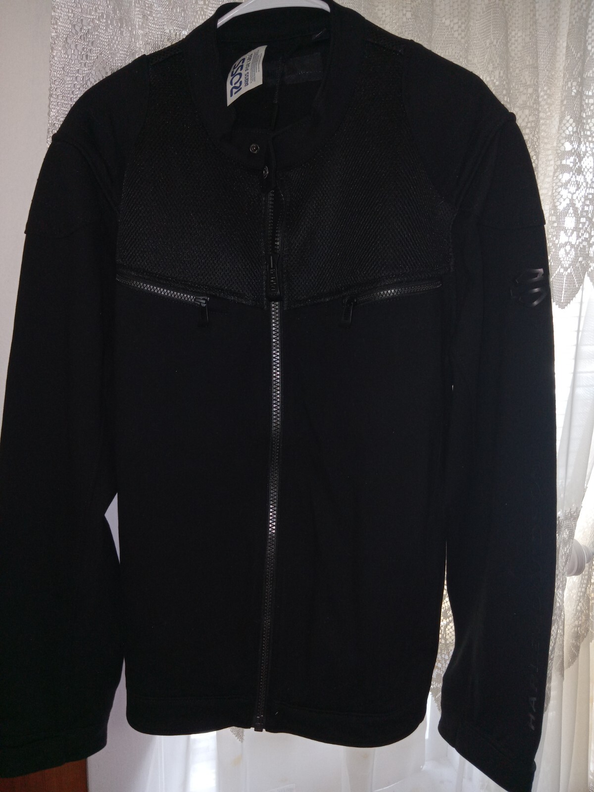 NEW HARLEY DAVIDSON 3D MESH ACCENT CASUAL SLIM FIT JACKET BLACK  X LARGE XL