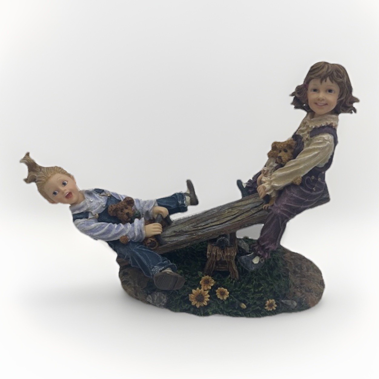 Boyd’s Yesterday’s Child Dollstone Collection Kaylie and Jenny..Seesaw Friends