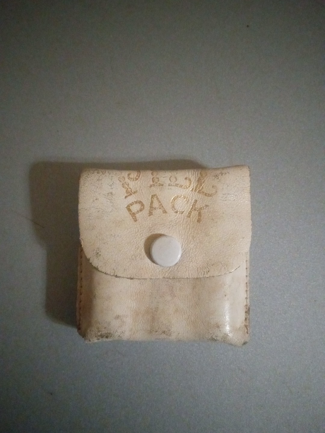 Vintage Great Smoky Mountains Pill Pack Leather Unique Nice Condition Very Rare