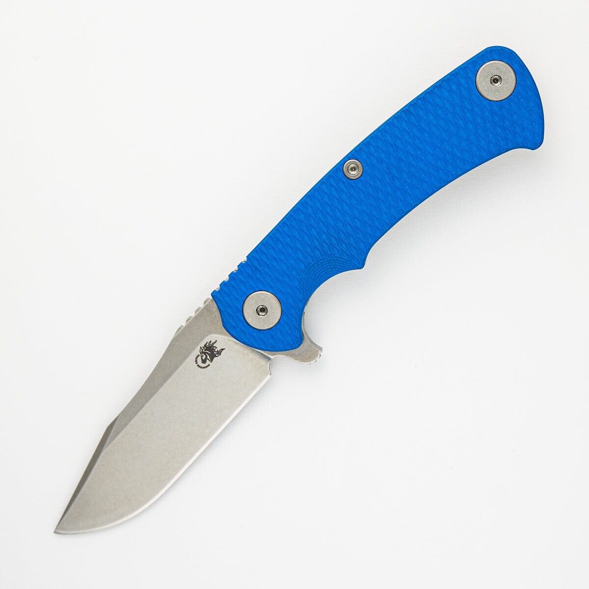 Hinderer Knives Project X - S45VN - Clip Point - Tri-Way - Stonewash - Blue G10