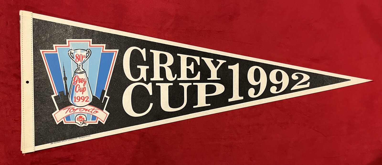 1992 Grey Cup 29 In Pennant CFL Calgary Stampeders Vs Winnipeg Blue Bombers