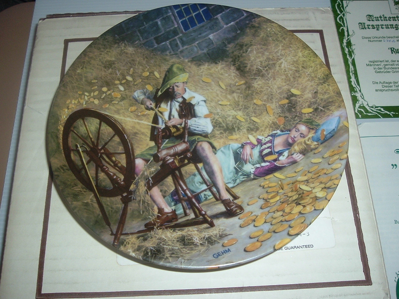 Konigszelt Bavaria Collectible Plate Rumpelstilzchen New In Box 1981