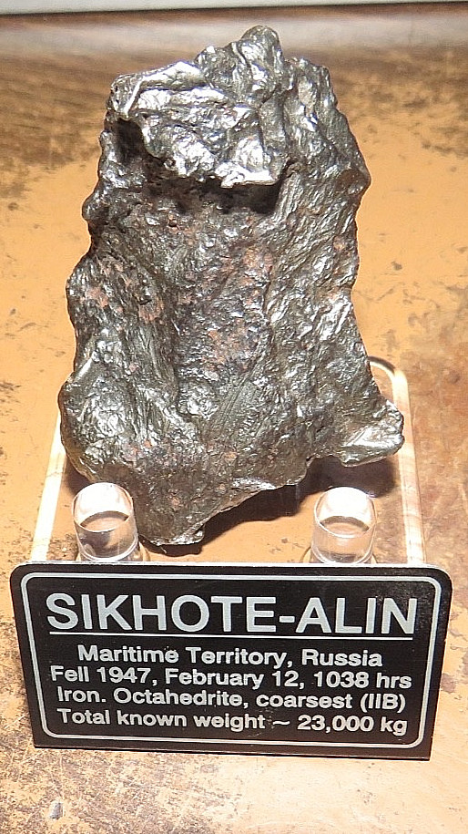 Sikhote-Alin Meteorite Shrapnel Authentic Iron Meteorite 133 gm RUSSIA Sikhote-Alin Meteorite Shrapnel Authentic Iron Meteorite 133 gm RUSSIA