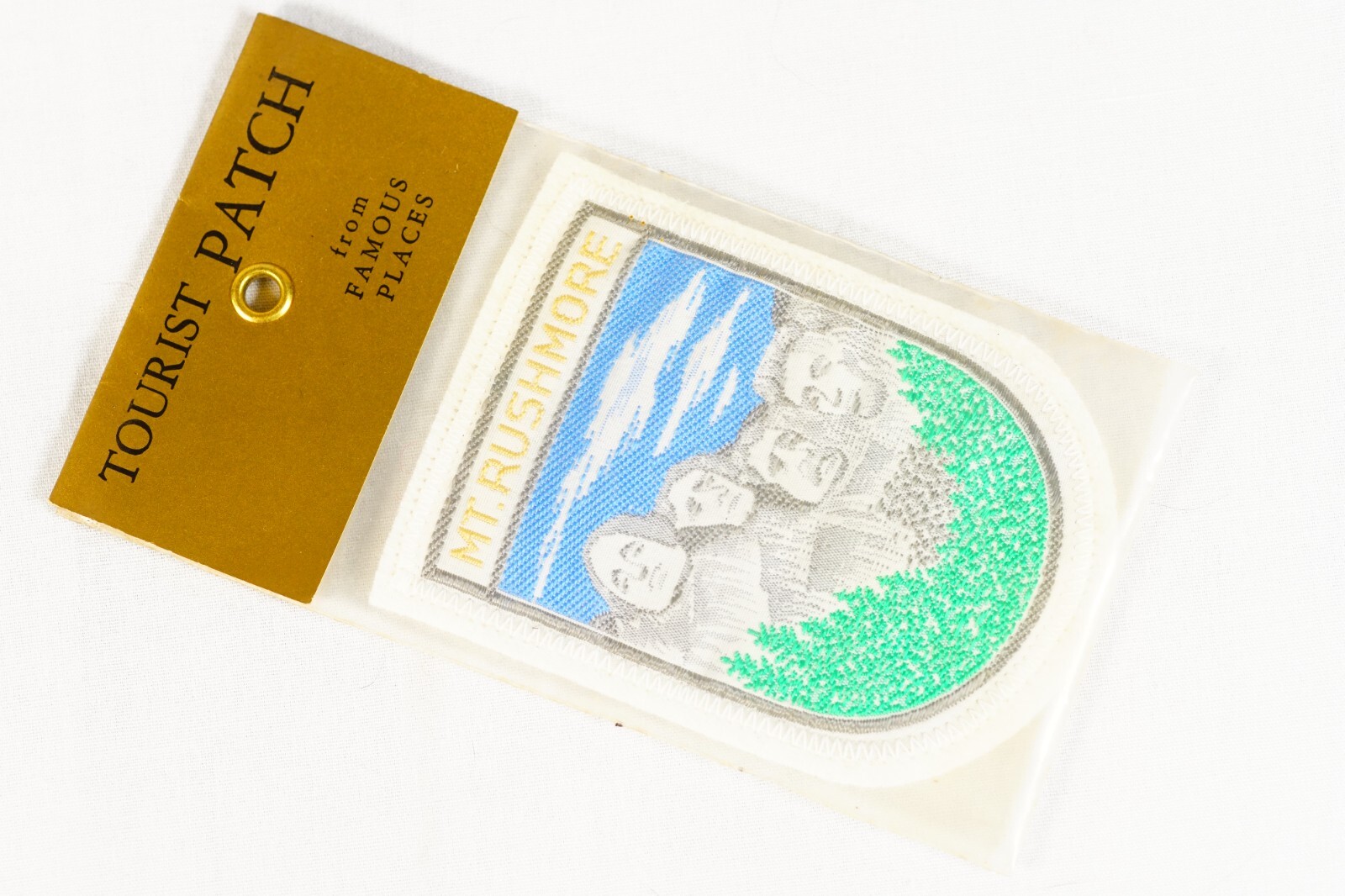 Vintage Mt Rushmore South Dakota Tourist Gobline Patch Fasco Europe NOS