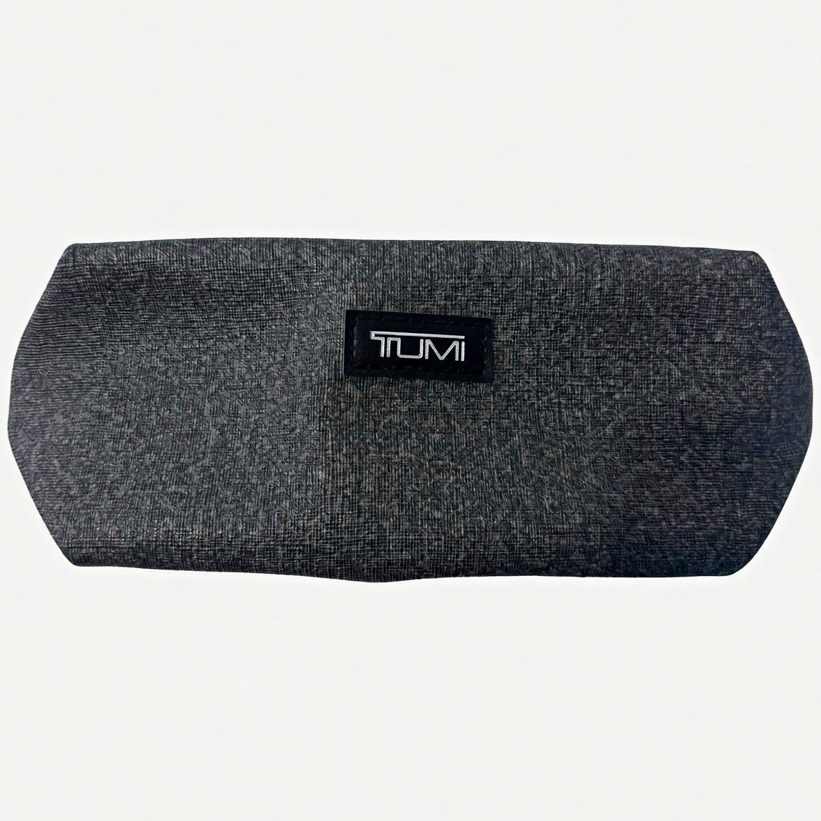 TUMI for Delta Airlines Gray Zippered Amenity Kit Wash Bag Pouch