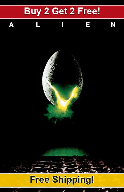 Alien 1979-01 11x17 Movie TV Show Poster Buy 2 Get 2 Free 