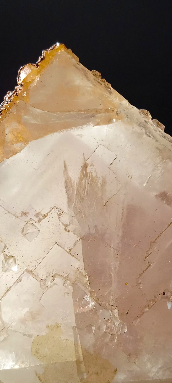 Clear Phantom Fluorite Crystal from La Viesca, Spain 2.5 inch