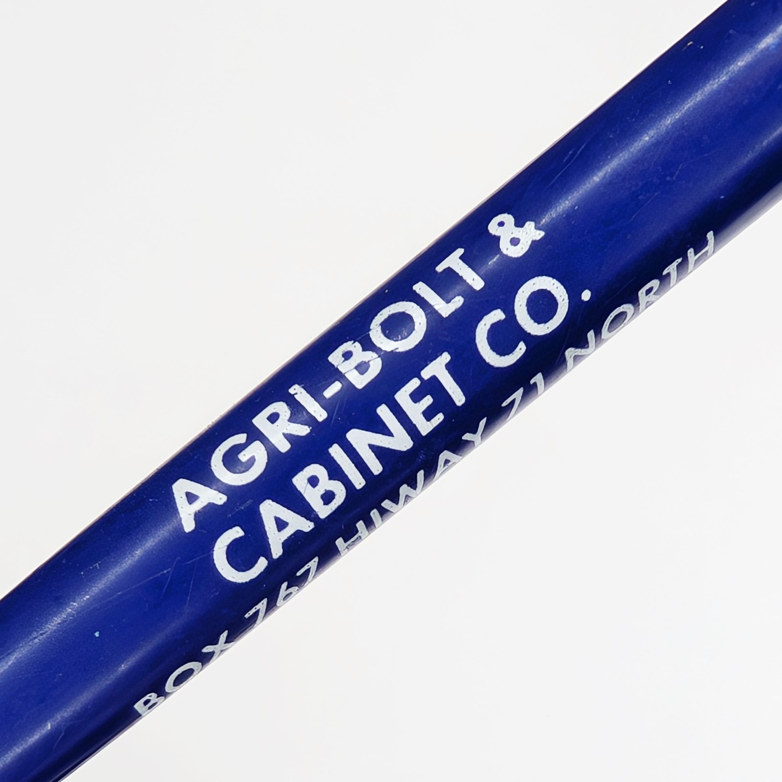 c1970s Carroll, Iowa Agri-Bolt & Cabinet Co Mfg Hardware Advertising Pen IA G26