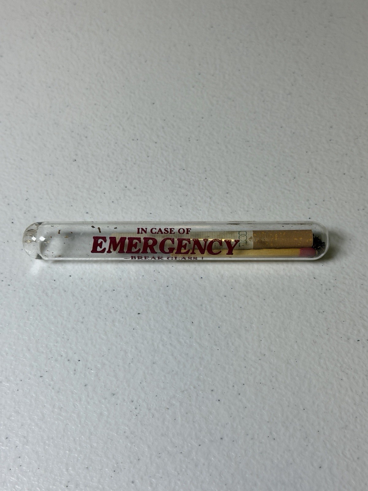 Vintage Cigarette in Glass Tube \