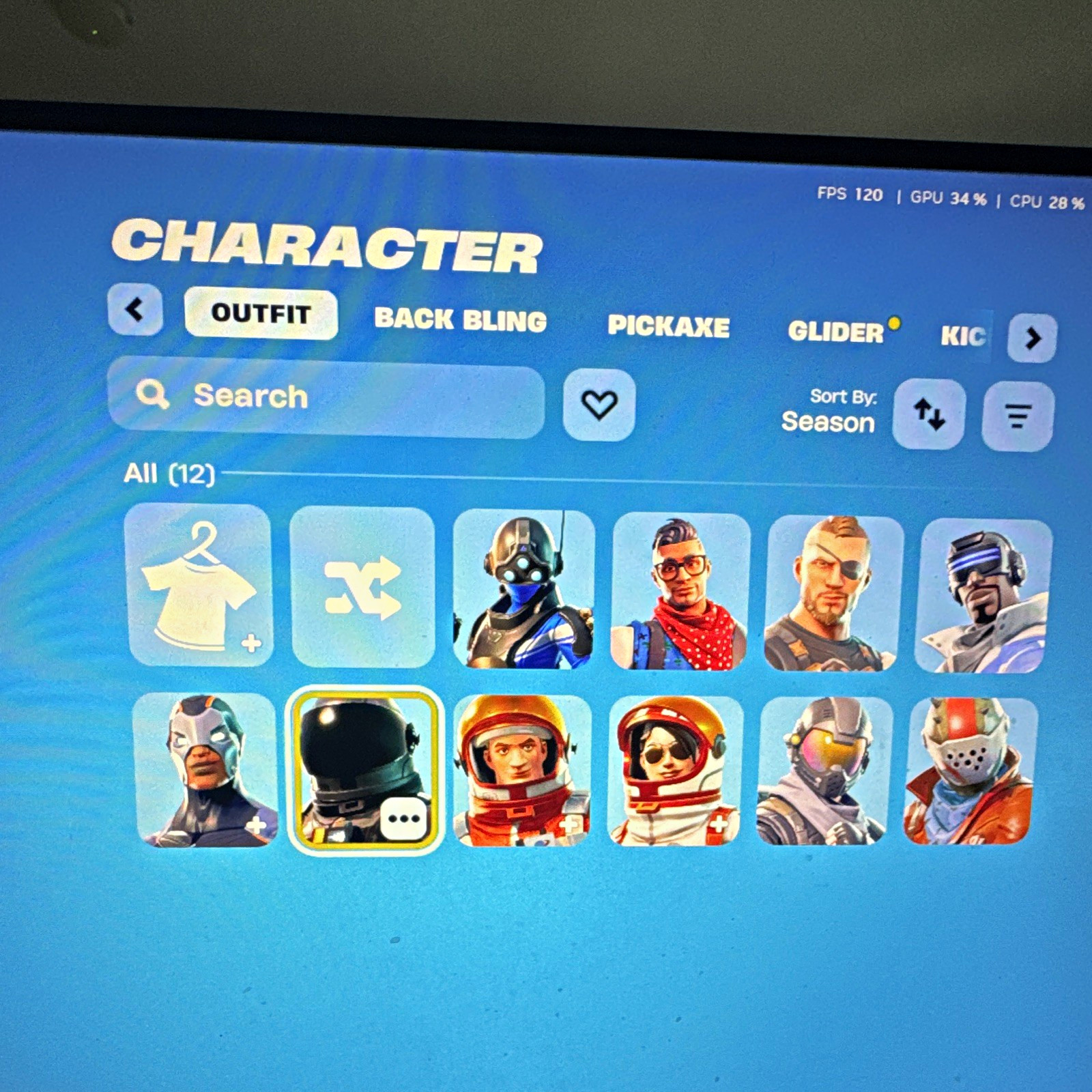 Fortnite Game Account Season Locker w/ Take The L Emote, Skins & Pickaxes