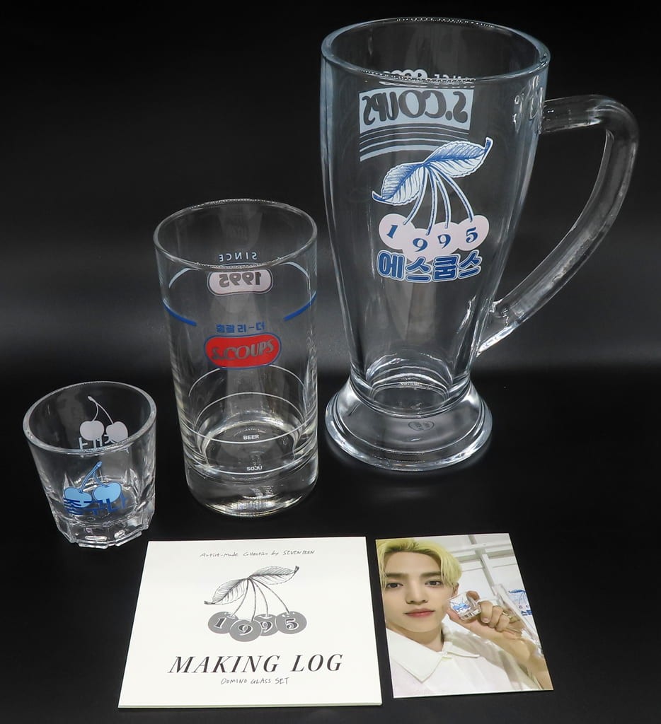 SEVENTEEN S.Coups Domino Glass Set Artist-Made Collection Season 1 Japan