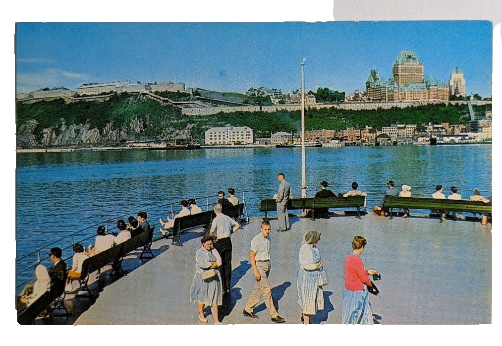 View of Quebec City ~ Quebec City Canada ~ Vintage Postcard