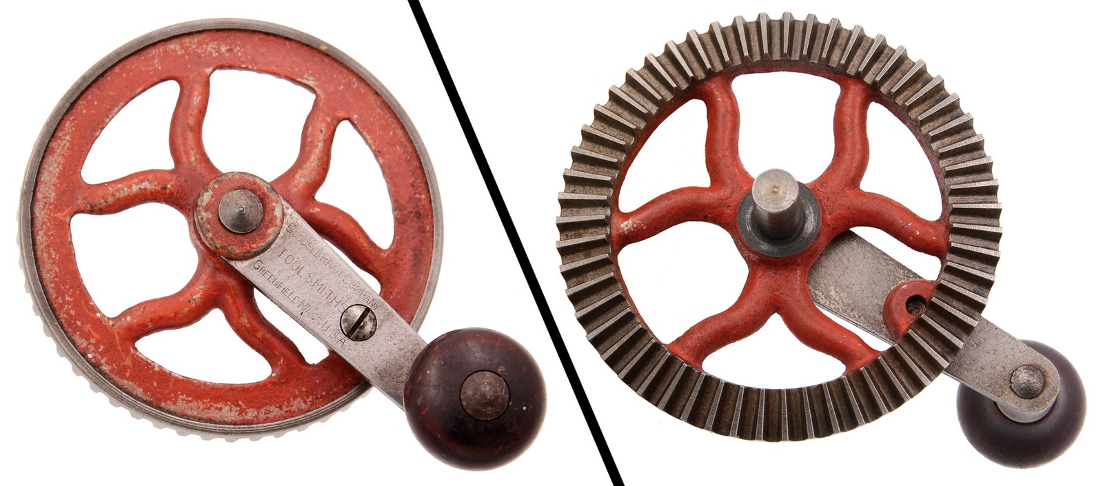 Orig. Crank Hdl./Gear Wheel for Goodell Pratt No. 655 Hand Drill - mjdtoolparts