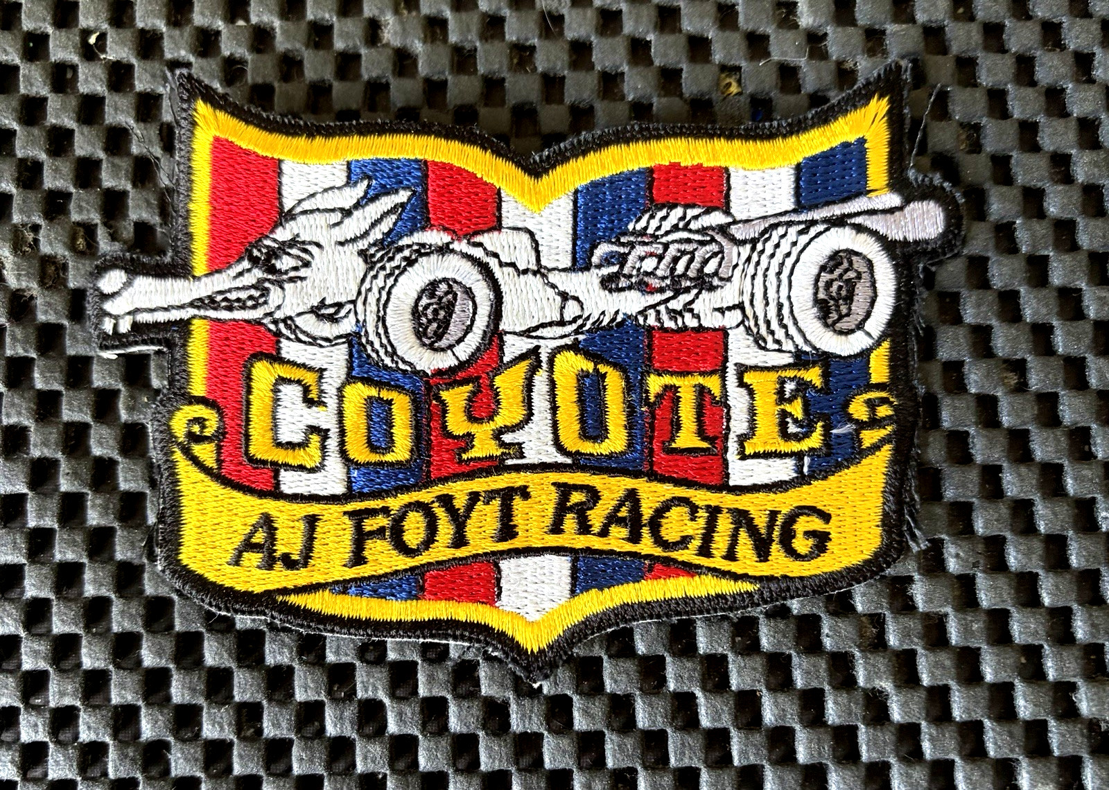 COYOTE AJ FOYT RACING INDY CAR NASCAR EMBROIDERED SEW ON PATCH 4 3/4\