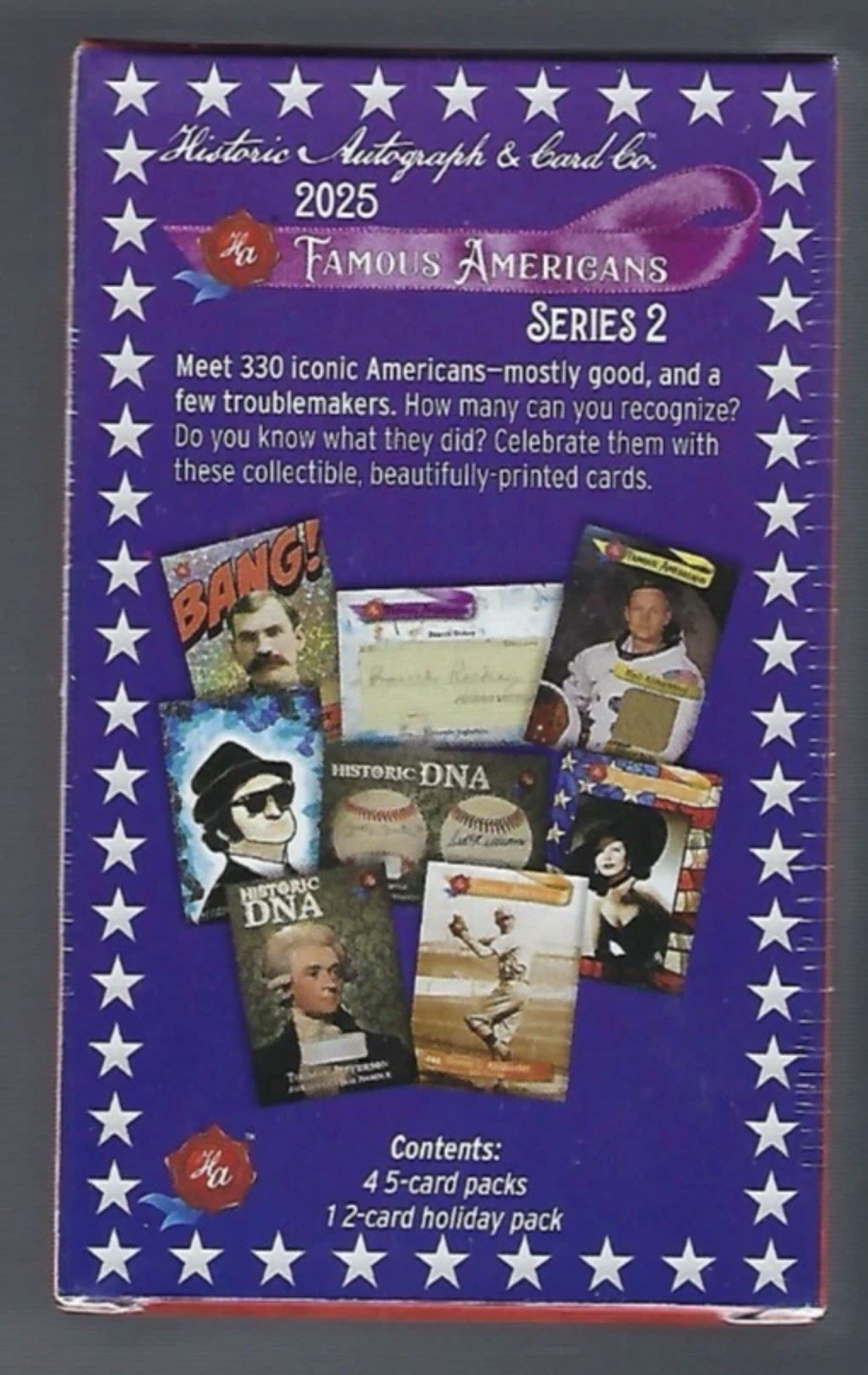 FAMOUS AMERICANS SERIES 2 HOBBY BOX HISTORIC AUTOGRAPHS 2025