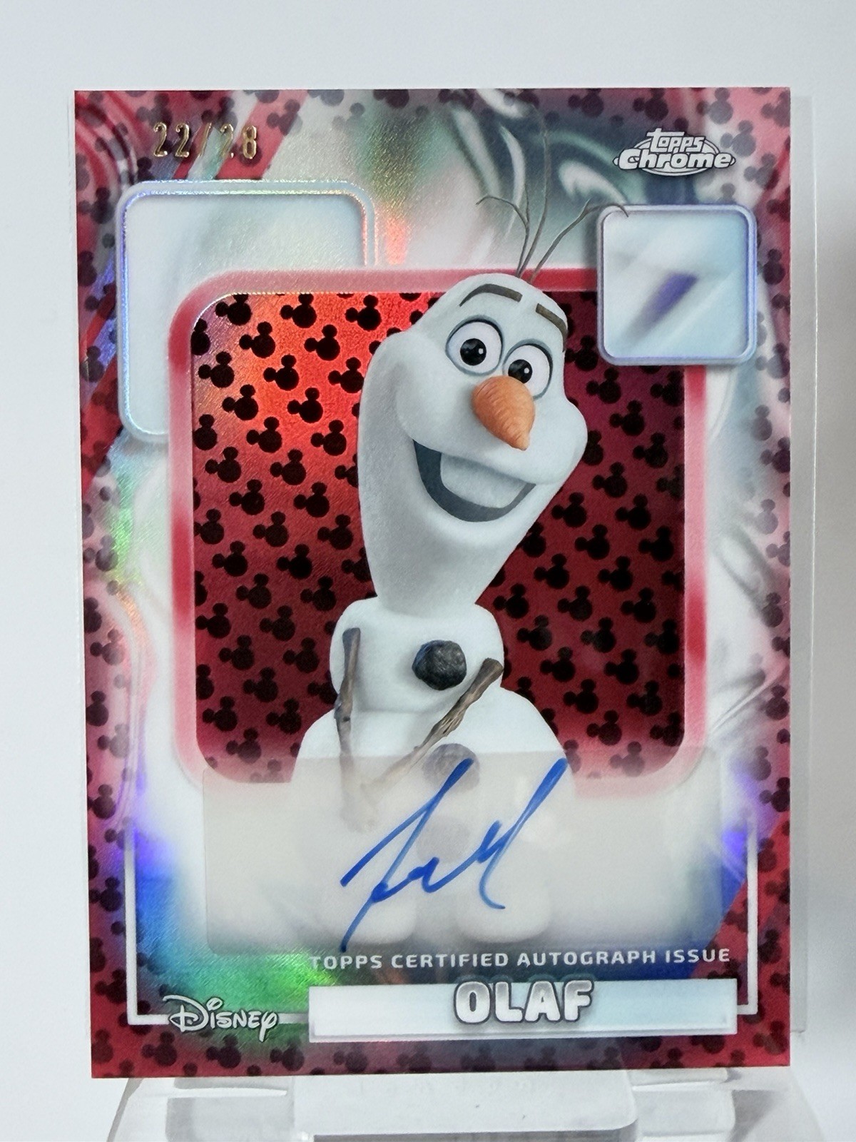 2026 Topps Chrome Olaf Auto /28