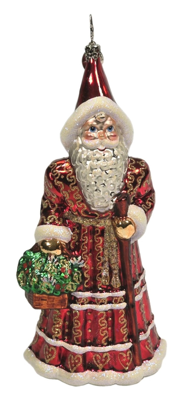 Vintage 2003 Christopher Radko RUBY ROBES SANTA 7.25\ Vintage 2003 Christopher Radko RUBY ROBES SANTA 7.25\