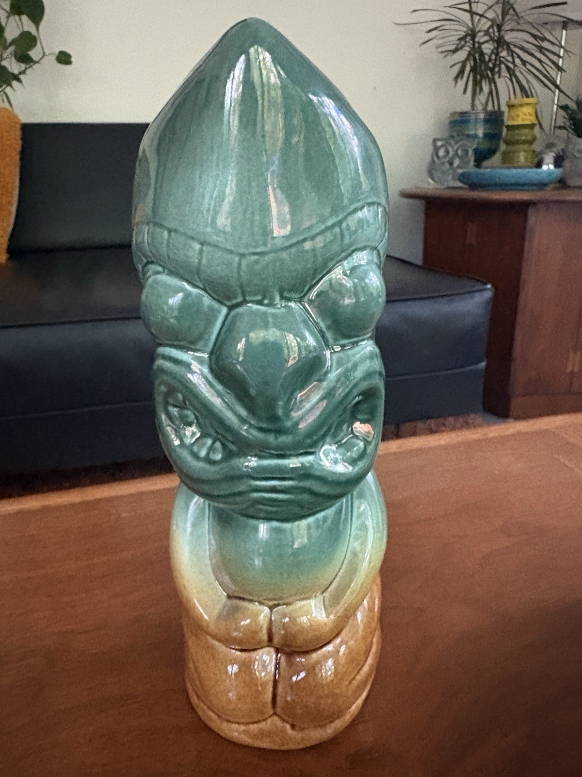 Tonga Hut 60th Anniversary Tiki Mug Palm Springs CA Excellent