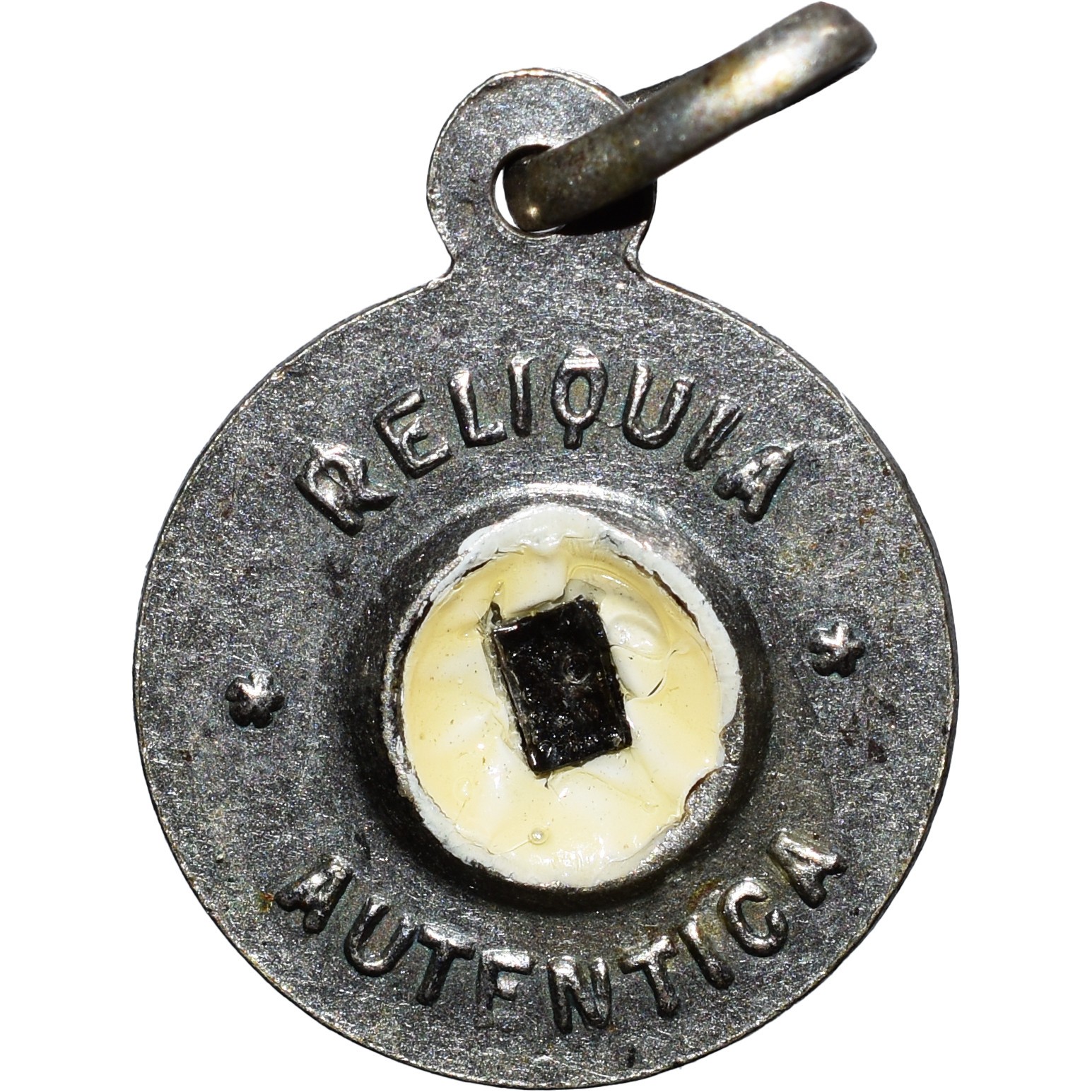 RARE FATHER DAMIEN LEPER PRIEST RELIQUARY OLD DAMIAN MOLOKAI RELIC CHARM