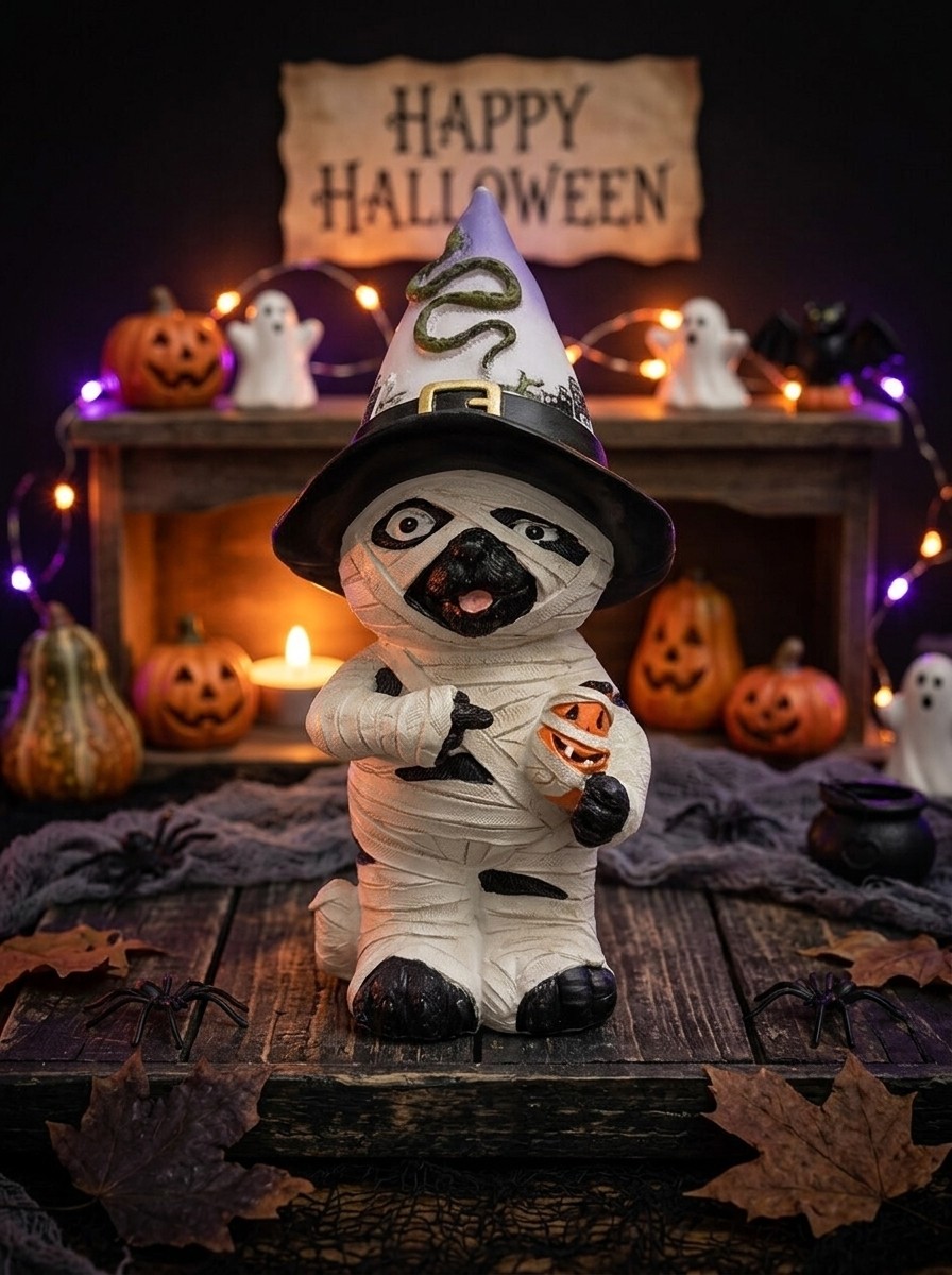 Mummy Halloween Statue Led Lights Mummy Halloween Statue Led Lights