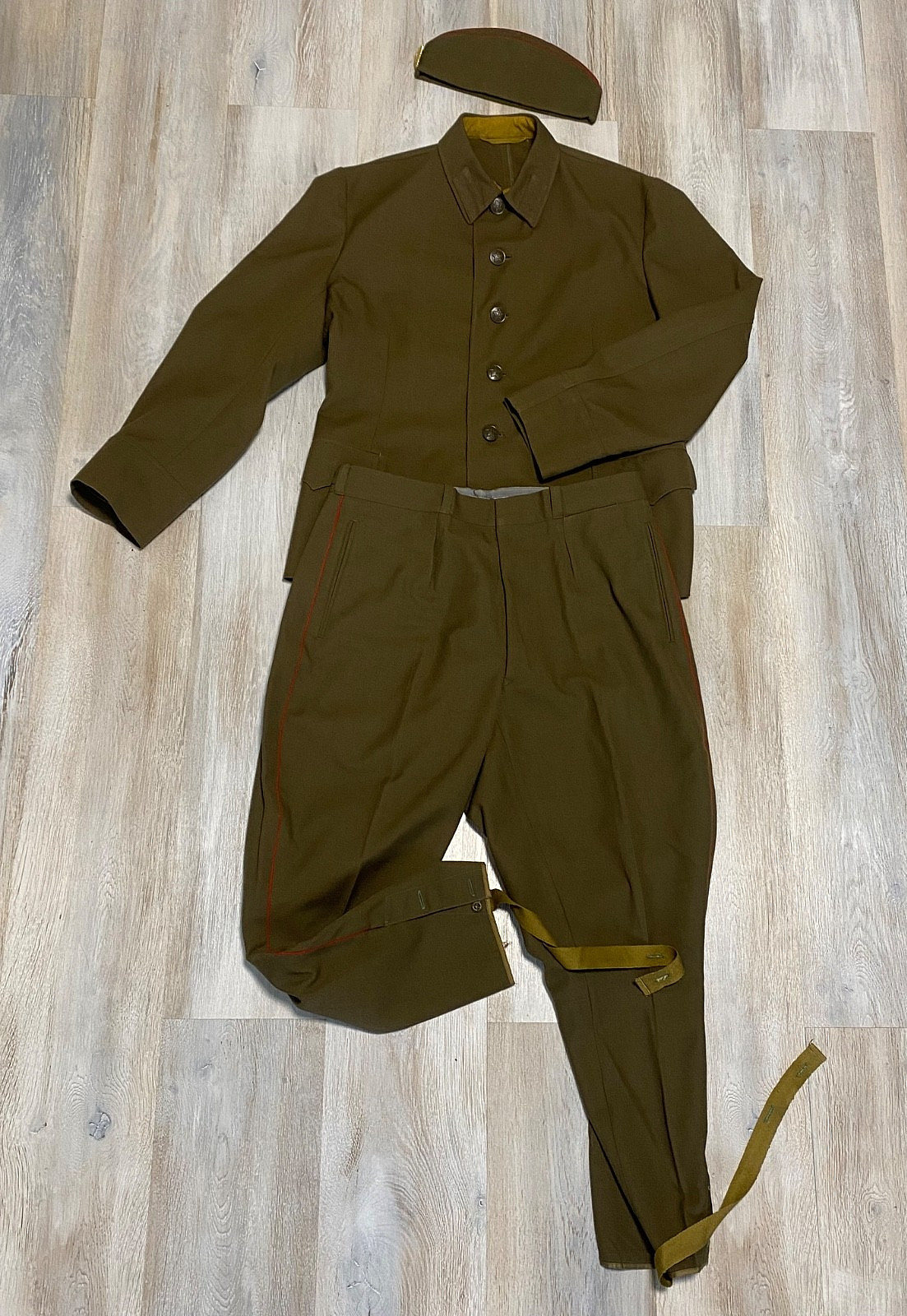 VTG NOS Vintage Red Army Uniform 70s Military Soviet Era Size 52-3. FULL SET