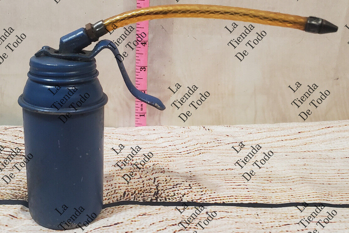 Vintage Pressol Metal oil hand pump oiler