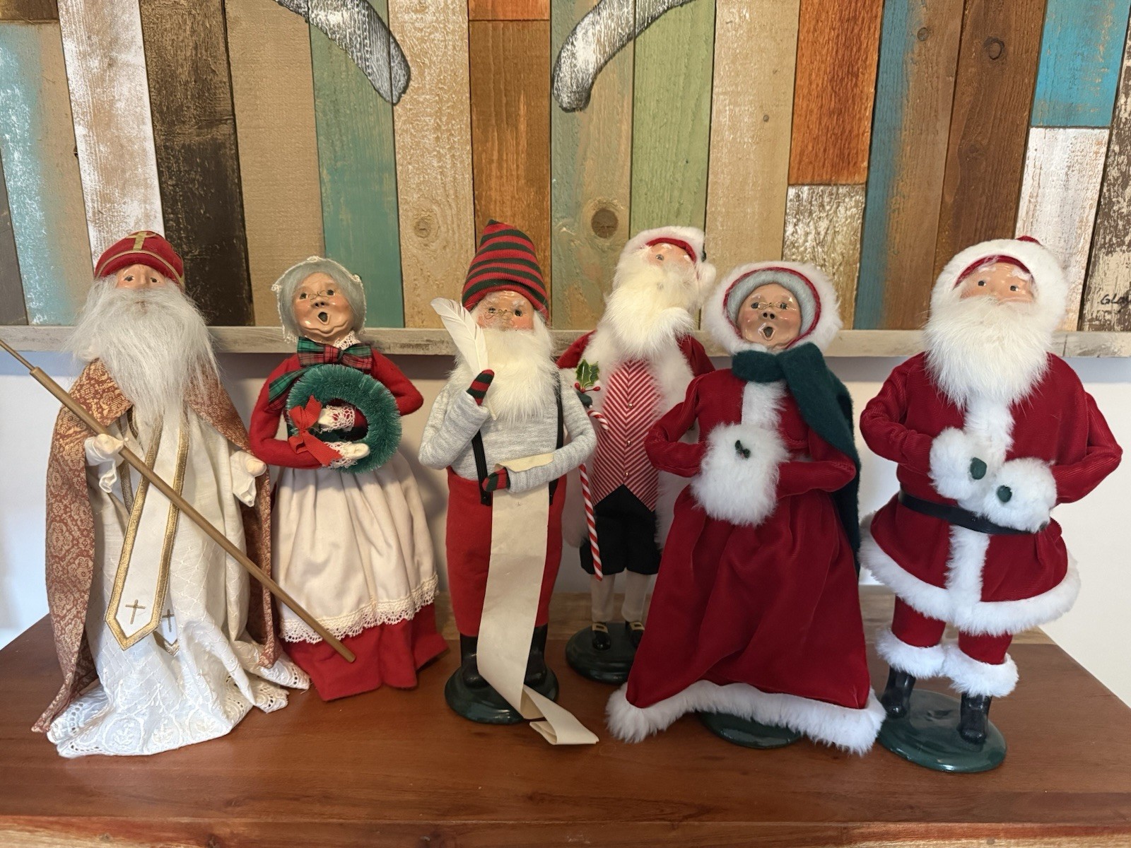 Lots of 6 Christmas Byer Collectables Vintage . Great Condition