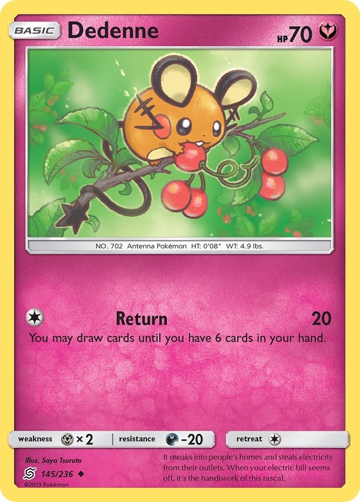 Dedenne : SM11 - 145/236 Near Mint