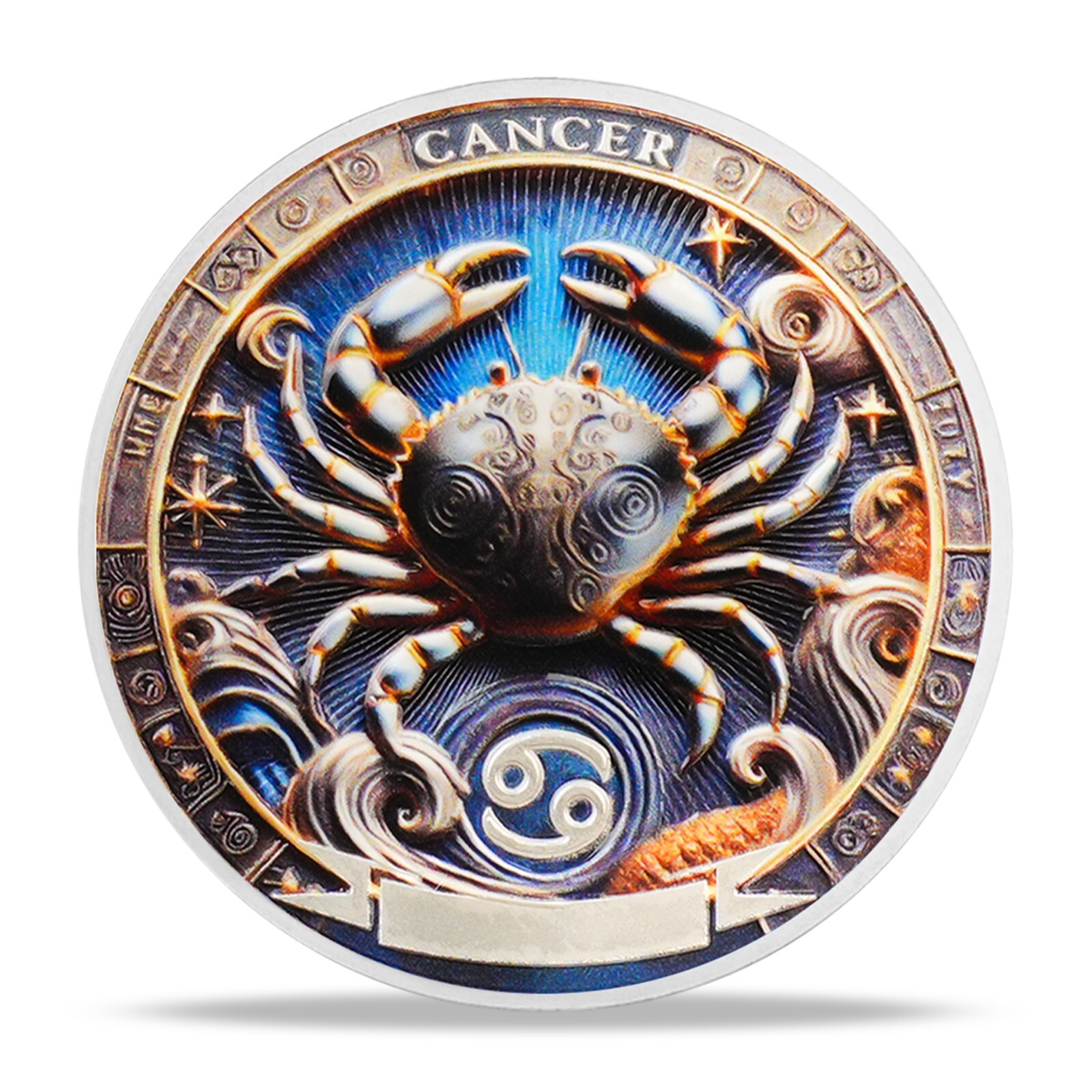Cancer Zodiac Coin | Constellation Collectible Souvenir Gifts for Men & Women