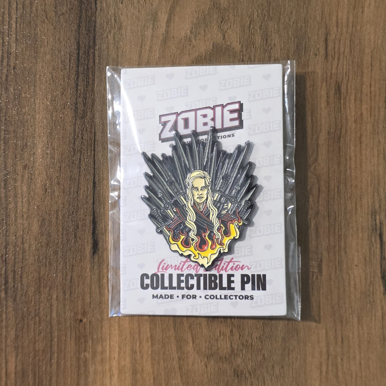 Zobie Pop Culture Game of Thrones Daenerys Enamel Pin LE 16/100 Rodrigo Tannus Zobie Pop Culture Game of Thrones Daenerys Enamel Pin LE 16/100 Rodrigo Tannus